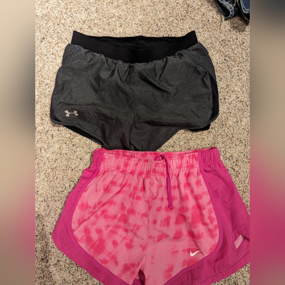 Nike and Under Armour Running Shorts